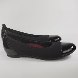 Munro Henlee Black Flat Patent Leather Toe&Heel 9N